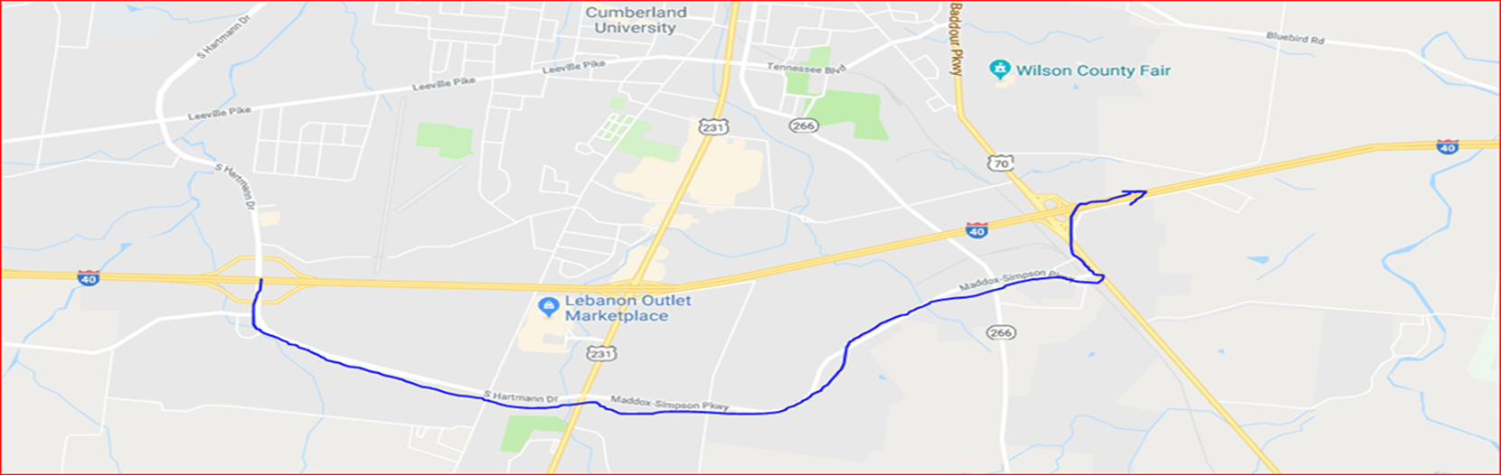 Bridge Damage I-40 Eastbound Wilson County Mandatory Detour