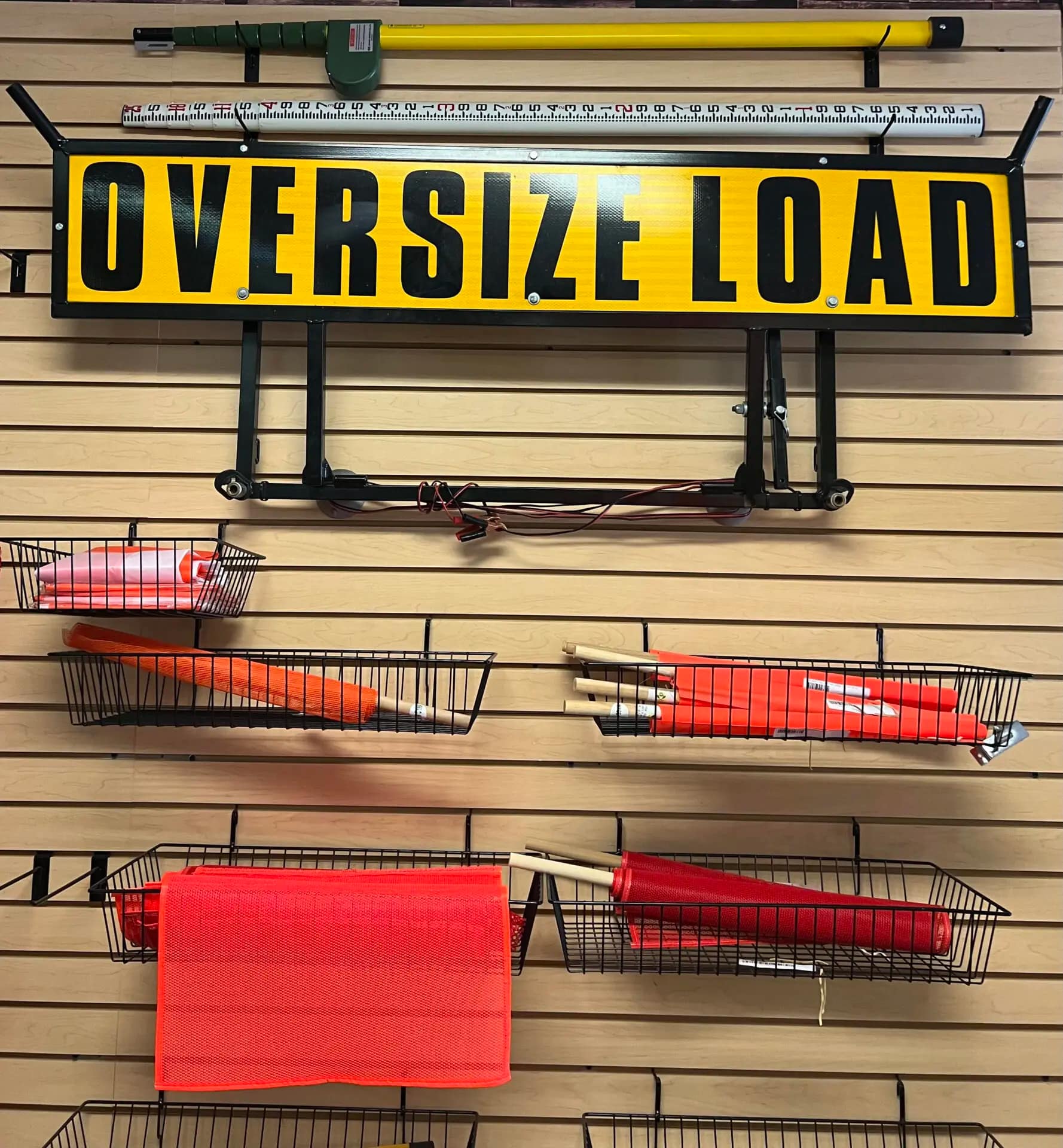 CUSTOM MADE 12" X 60" PILOT CAR RACK