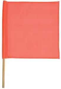 18" Mesh Safety Flag Border & 24" Dowel