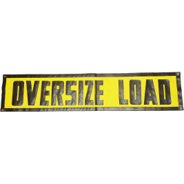 Heavy Duty Mesh Oversize Load Banner