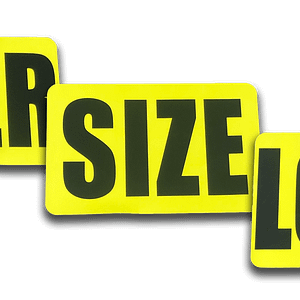 Oversize Load Magnetic 3-piece Sign