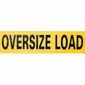 18" x 84" Oversize Load Vinyl Banner - WCS Permits